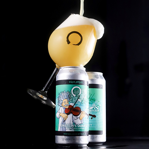 イクイリブリウム x オーバークリーク / アインシュタインズ・カルテット (New England Double IPA) 473ml缶 [Equilibrium x Obercreek / Einstein’s Quartet]