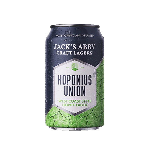 ジャックスアビー・クラフトラガーズ / ホポニウス・ユニオン (West Coast Style Hoppy Lager) 355ml缶 [Jack’s Abby Craft Lagers / Hoponius Union]