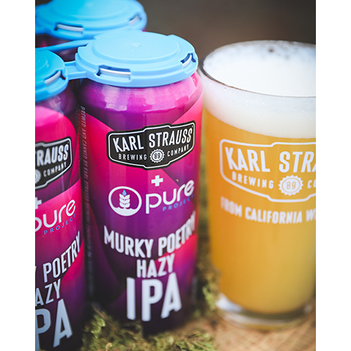 カールストラウス x ピュアプロジェクト / マーキーポエトリー 2.0 (Hazy IPA) 473ml缶 [Karl Strauss x Pure Project / Murky Poetry 2.0]