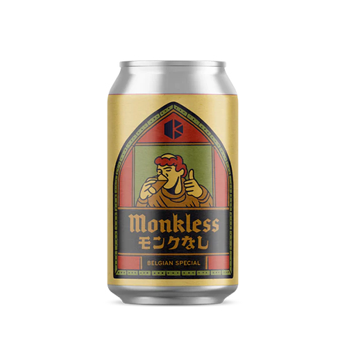 京都醸造 / モンクなし (Belgian Dubbel) 350ml缶 [Kyoto Brewing Co. / Monkless]