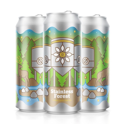 バーリントン / ステンレスフォレスト (New England Double IPA) 473ml缶 [Burlington Beer Co / Stainless Forest]