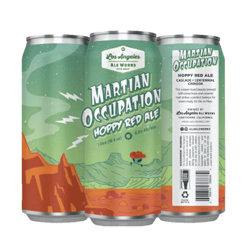 ロサンゼルスエールワークス / マーシャン・オキュペーション (DH Red Ale) 473ml缶 [Los Angeles Ale Works / Martian Occupation]