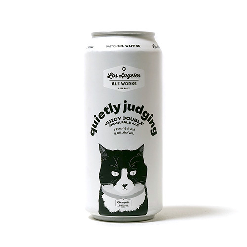 ロサンゼルスエールワークス / クワイエットリー・ジャッジング (Juicy Double IPA) 473ml缶 [Los Angeles Ale Works / Quietly Judging]
