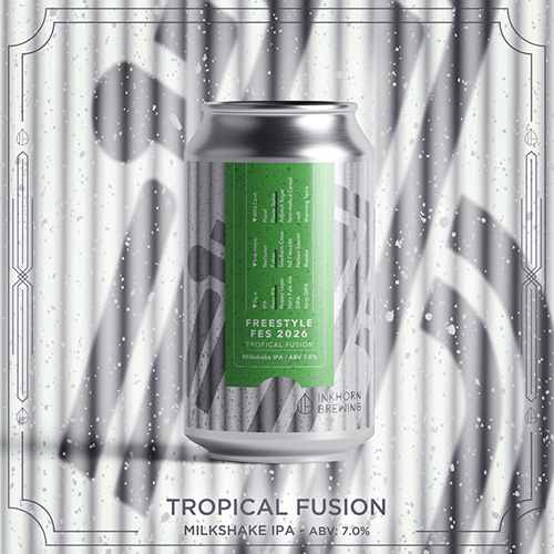 インクホーンブルーイング / トロピカルフュージョン (フリースタイルフェス 2026) (Milkshake IPA) 355ml缶 [Inkhorn Brewing / Tropical Fusion (Freestyle Fes 2026)]