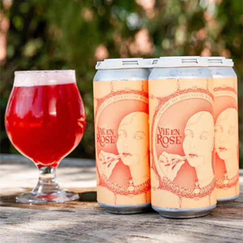 ジェスターキング / ラ・ヴィ・アン・ローズ (Farmhouse Ale Refermented on Raspberries) 473ml缶 [Jester King / La Vie en Rose]