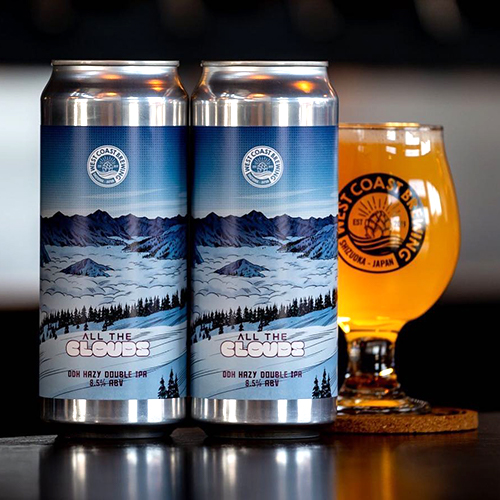 ウエストコーストブルーイング / オール・ザ・クラウズ (DDH Hazy Double IPA) 500ml缶 [West Coast Brewing / All The Clouds]