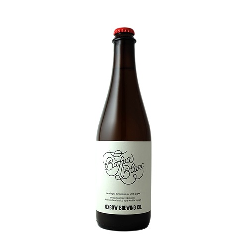 オックスボウ / バレルエイジドファームハウスペールエール ブラン (Barrel-aged Saison) 500ml瓶 [Oxbow / BAFPA Blanc]