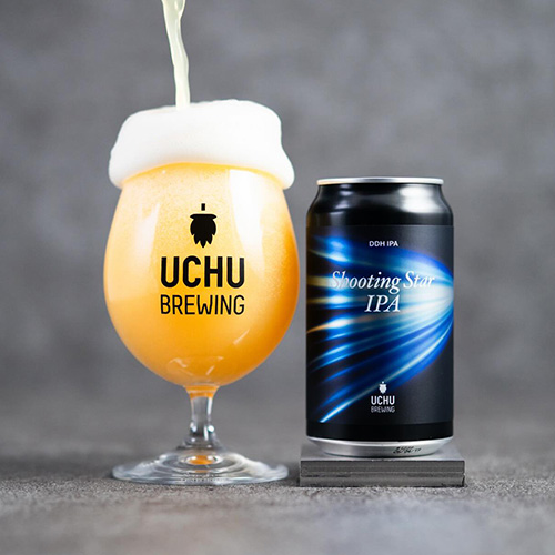 うちゅうブルーイング / シューティングスターIPA (DDH Wheat IPA) 350ml缶 [UCHU BREWING / Shooting Star IPA]