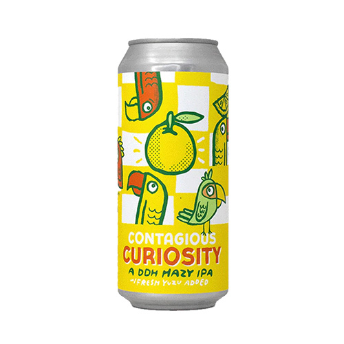 (空輸) グリーンチーク / コンテージャス・キュリオシティ (DDH Hazy IPA w/ Yuzu) 473ml缶 [Green Cheek Beer Co. / Contagious Curiosity]