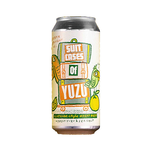 (空輸) グリーンチーク / スーツケース・オブ・ユズ (Wheat Beer w/ Fresh Yuzu & Sea Salt) 473ml缶 [Green Cheek Beer Co. / Suitcases Of Yuzu]