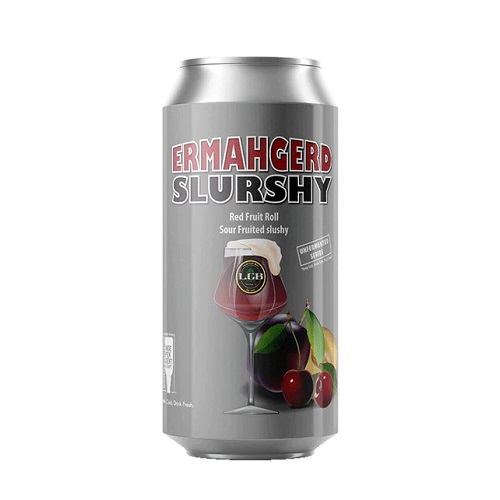 ローカルクラフトビール / オーマイガースラーシー! レッドフルーツロール (Fruited Smoothie Sour) 473ml缶 [Local Craft Beer / Ermahgerd Slurshy Red Fruit Roll]