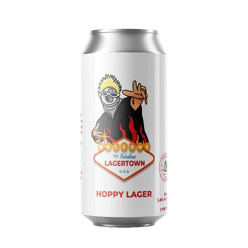 ローカルクラフトビール / ウェルカム トゥ ラガータウン (Hoppy Lager) 473ml缶 [Local Craft Beer / Welcome to Lagertown]