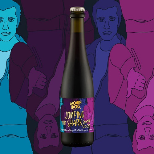 ムーンドッグクラフトブルワリー / ジャンピング ザ シャーク 2013 10周年記念復刻醸造 (Cognac BA Truffled Imperial Stout) 375ml瓶 [Moon Dog Craft Brewery / Jumping The Shark 2013 Birthday Re-Brew]