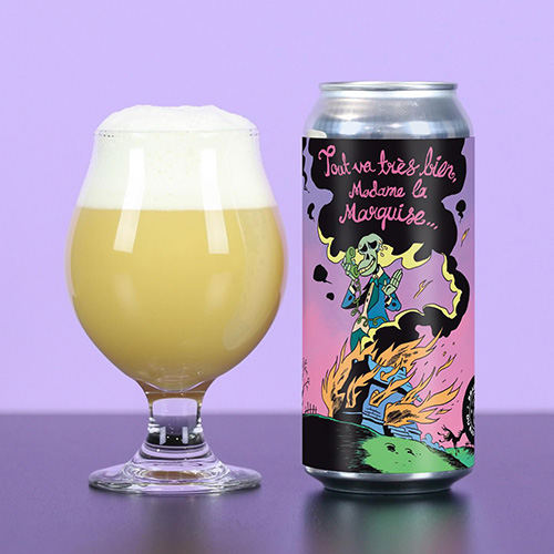 (空輸) ブラッスリー・デュ・バ＝カナダ / トゥー・ヴァ・トレ・ビアン・マダム・ラ・マルキーズ... (Hazy Quadruple IPA) 473ml缶 [Brasserie du Bas-Canada / Tout Va Très Bien Madame La Marquise...]