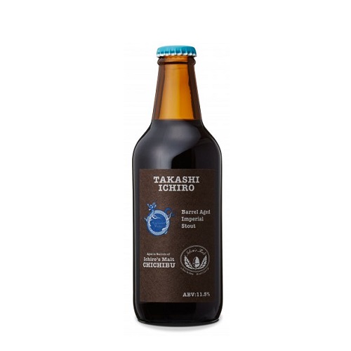 志賀高原ビール / TAKASHI ICHIRO (Barrel Aged Imperial Stout) 330ml瓶 [Shiga Kogen Beer / Takashi Ichiro]