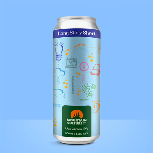 マウンテンカルチャー / ロング・ストーリー・ショート (Oat Cream IPA) 500ml缶 [Mountain Culture / Long Story Short]