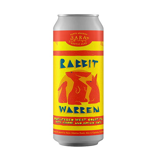 サンテ・アデアリアス / ラビット・ウォレン (Unfiltered West Coast IPA) 473ml缶 [Sante Adairius Rustic Ales / Rabbit Warren]