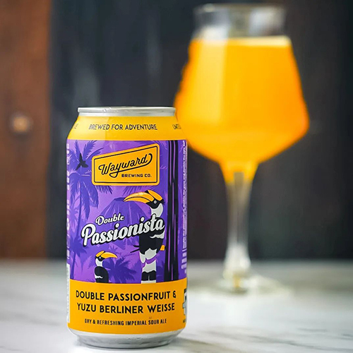 ウェイワードブリューイング / ダブル パッショニスタ (Double Passionfruit & Yuzu Berliner Weisse) 375ml缶 [Wayward Brewing / Double Passionista]