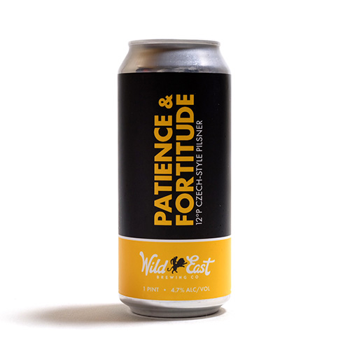 (空輸) ワイルドイースト / ペイシェンス & フォーティテュード (Czech Style Pilsner) 473ml缶 [Wild East Brewing Co. / Patience & Fortitude]