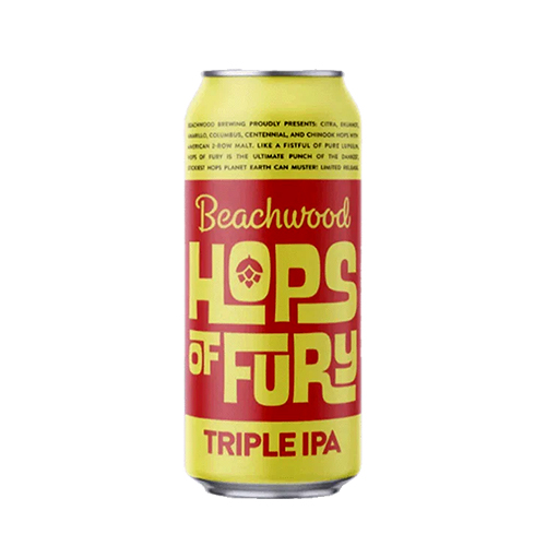 ビーチウッド / ホップス・オブ・フューリー (DDH West Coast Triple IPA) 473ml缶 [Beachwood Brewing / Hops of Fury]