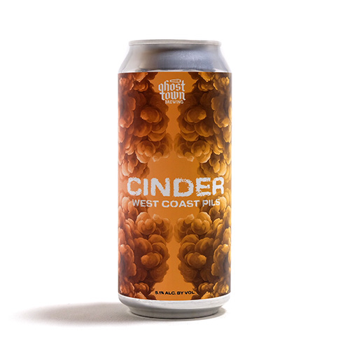 (空輸) ゴーストタウン / シンダー (West Coast Pilsner) 473ml缶 [Ghost Town Brewing / Cinder]