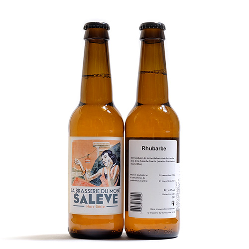 モンサレーヴ / リュバルブ (Blonde Sour w/Rhubarbe) 330ml瓶 [La Brasserie du Mont Salève / Rhubarbe]