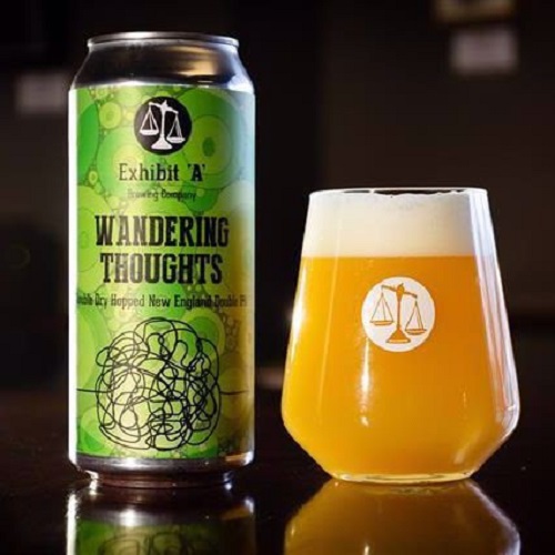 エグジビットエー / ワンダリングソーツ (DDH NE DIPA) 473ml缶 [Exhibit 'A' Brewing / Wandering Thoughts]