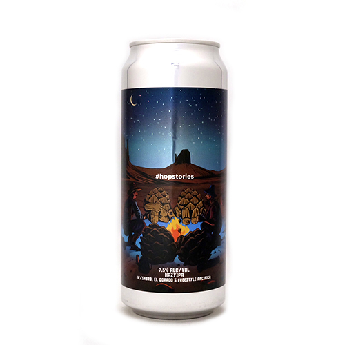 ウエストコースト × ビーイージー × ブラックタイド / ホップストーリーズ (Hazy IPA) 500ml缶 [West Coast × Be Easy × Black Tide / #hopstories]