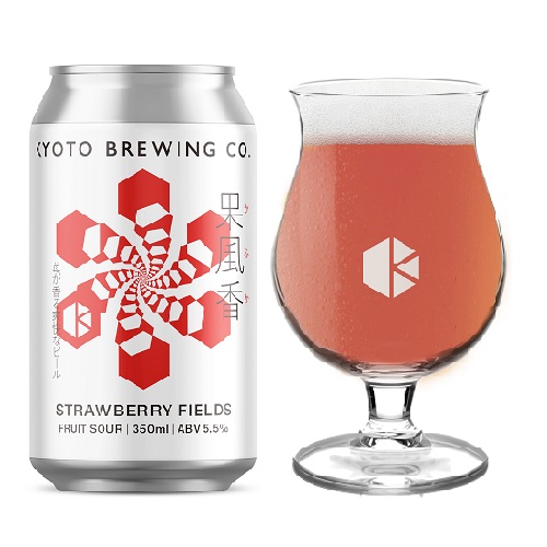 京都醸造 / 果風香 350ml缶 [Kyoto Brewing Co. / Strawberry Fields]