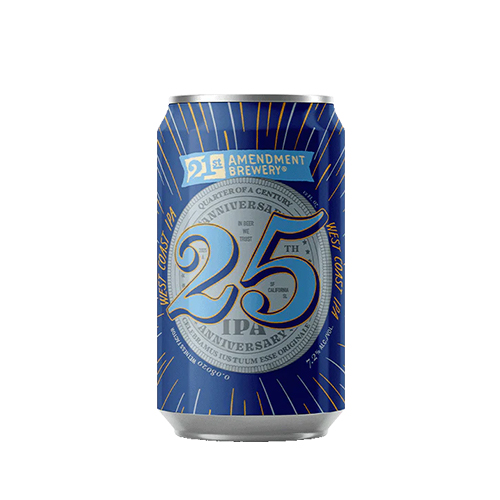 トゥエンティファーストアメンドメント / 25周年IPA (West Coast IPA) 355ml缶 [21st Amendment Brewery / 25th Anniversary IPA]
