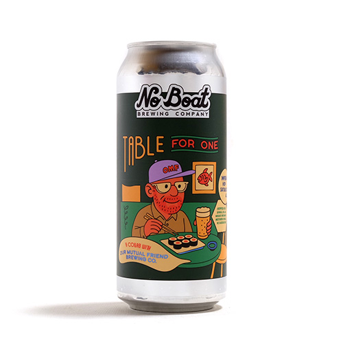 ノーボートブリューイング / テーブル・フォー・ワン (Imperial Hop Saturated Ale) 473ml缶 [No Boat Brewing / Table For One]