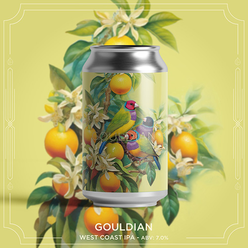 インクホーンブルーイング / グゥルディアン (West Coast IPA) 355ml缶 [Inkhorn Brewing / Gouldian]