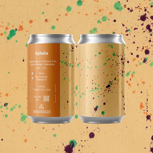 マホウブリュー / オフィーリア (Imperial Gose w/ Passion fruit, Guava, Mango, Shekwasha) 340ml缶 [MAHOWBREW / Ophelia]