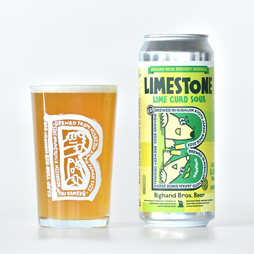 ビッグハンドブロス / ライムストーン (Lime Curd Sour) 500ml缶 [Bighand Bros. Beer / Limestone]