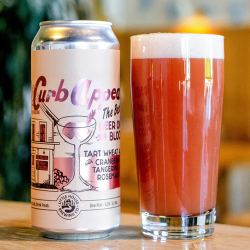 (空輸) リトルハウス / カーブ・アピール (Tart Wheat Ale with Cranberry, Tangerine and Rosemary) 473ml缶 [Little House Brewing Company / Curb Appeal]