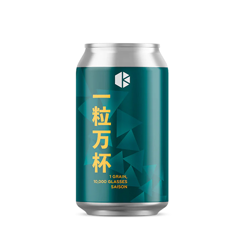 京都醸造 / 一粒万杯 (Saison) 350ml缶 [Kyoto Brewing Co. / 1 Grain, 10,000 Glasses]