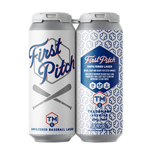 トレードマーク / ファーストピッチ (Unfiltered Lager) 473ml缶 [Trademark Brewing / First Pitch]
