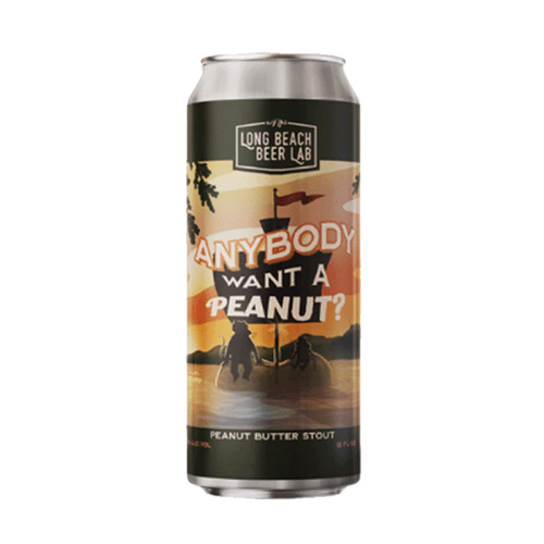 ロングビーチビアラボ / エニバディ・ウォント・ア・ピーナッツ？ (Peanutbutter Stout) 473ml缶 [Long Beach Beer Lab / Anybody Want A Peanut?]