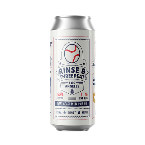 ロサンゼルスエールワークス / リンス & スリーピート (West Coast IPA) 473ml缶 [Los Angeles Ale Works / Rinse & Threepeat]