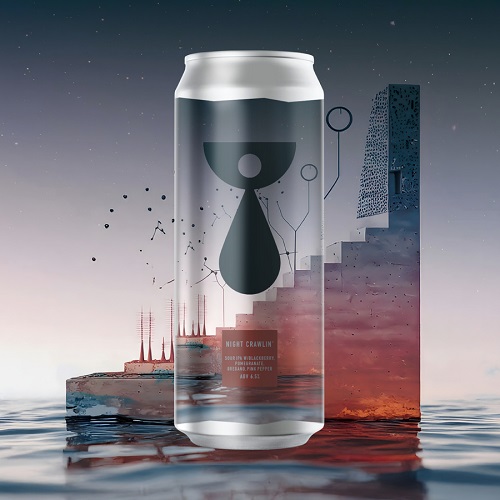 ティーンネイジブルーイング / ナイトクローリン (Sour IPA w/ Blackberry, Pomegranate, Oregano & Pink Pepper) 500ml缶 [Teenage Brewing / Night Crawlin’]