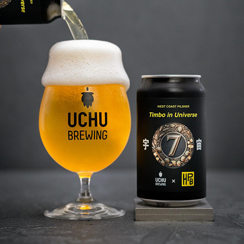 うちゅうブルーイング x ハイランドパーク / ティンボ・イン・ユニバース (West Coast Pilsner) 350ml缶 [UCHU BREWING x Highland Park Brewery / Timbo in Universe]