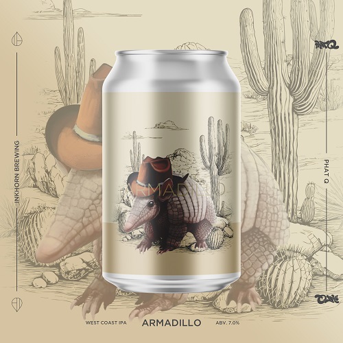 インクホーンブルーイング / アルマジロ (West Coast IPA) 355ml缶 [Inkhorn Brewing / Armadillo]
