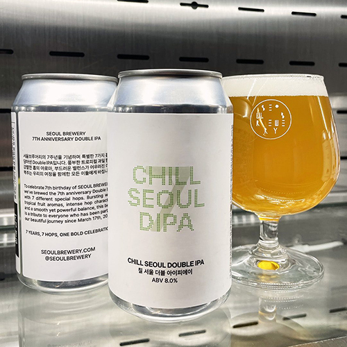 ソウルブルワリー / チルソウルDIPA (7th Anniversary TDH Double IPA) 355ml缶 [Seoul Brewery / CHILL SEOUL DOUBLE IPA]