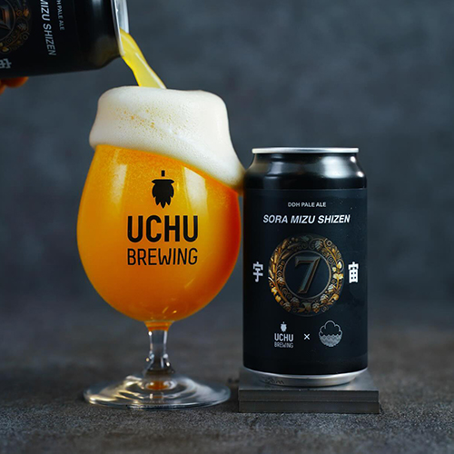 うちゅうブルーイング x クラウドウォーター / ソラ・ミズ・シゼン (DDH Pale Ale) 350ml缶 [UCHU BREWING x Cloudwater / SORA MIZU SHIZEN]