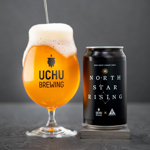 うちゅうブルーイング / ノース・スター・ライジング (DDH West Coast DIPA) 350ml缶 [UCHU BREWING / NORTH STAR RISING]