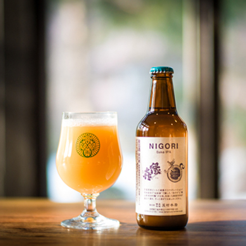 縁喜 x 志賀高原ビール / “NIGORI” Sake IPA 330ml瓶 [Engi x Shiga Kogen Beer / “NIGORI” Sake IPA]