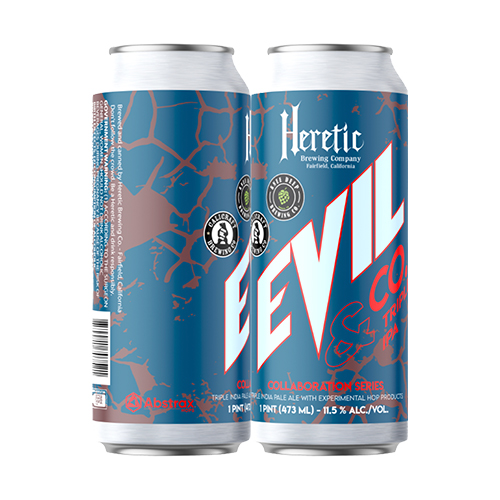 ヘレティック x ニーディープ x カリクラフト / イーブル・アンド・コー (Triple IPA) 473ml缶 [Heretic x KneeDeep x Calicraft / Evil & Co.]