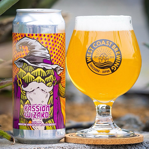 ウエストコーストブルーイング / パッション・ウィザード (American Wheat Ale) 500ml缶 [West Coast Brewing / Passion Wizard]