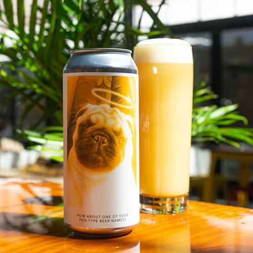 イーブルツイン x モンキッシュ / ハウ・アバウト・ワン・オブ・ユア・パグタイプ・ビア・ネームス? (DDH New England TIPA) 473ml缶 [Evil Twin NYC x Monkish / How about one of your Pug-type beer names?]