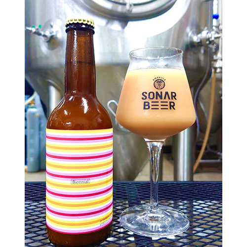 アマクサソナービア / バイエニアル (Fruits Smoothie Sour) 330ml瓶 [Amakusa Sonar Beer / Biennial]